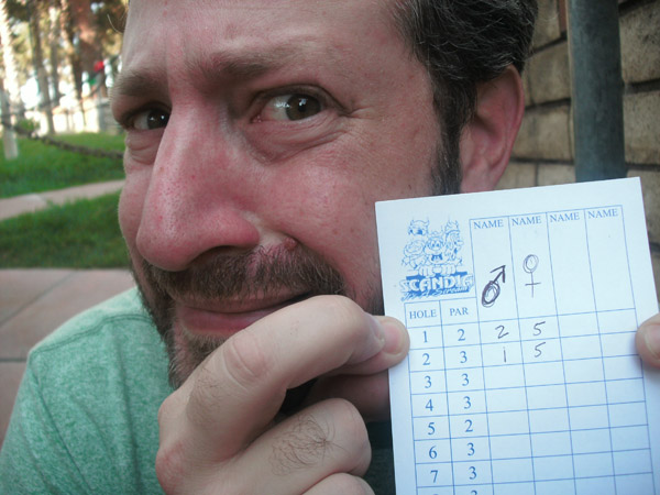 13 Golf 2 Mr Bebe takes early lead.JPG