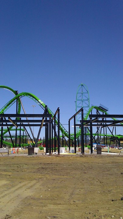 six flags great adventure green lantern construction. Re: The Six Flags Great
