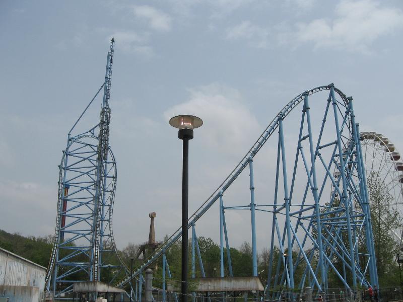 Mr. Freeze Roller Coaster Photos, Six Flags St. Louis