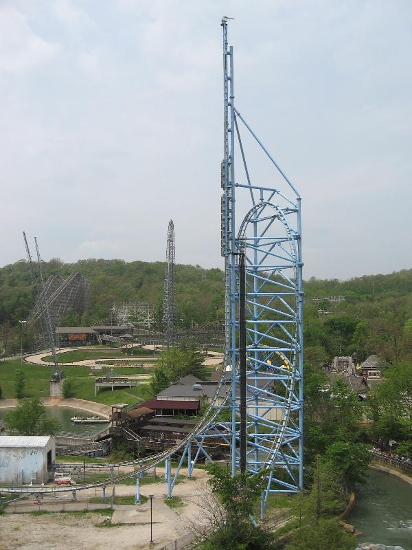 Mr. Freeze Roller Coaster Photos, Six Flags St. Louis