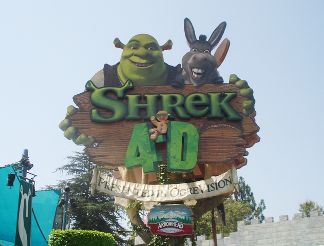 Universal Studios Hollywood Shrek 4d