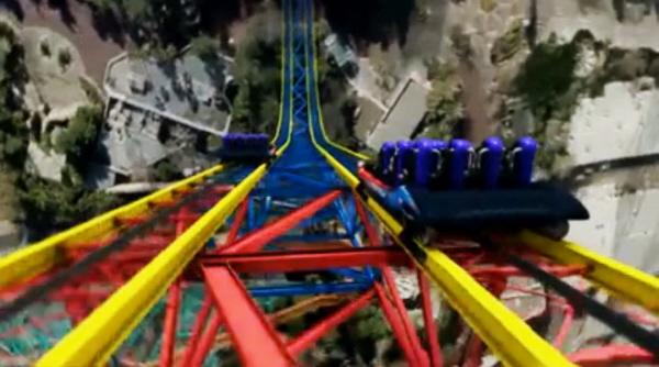 six flags magic mountain superman. Six Flags Magic Mountain