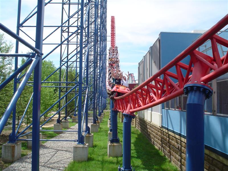 new roller coaster at six flags new england 2011. six flags new england roller