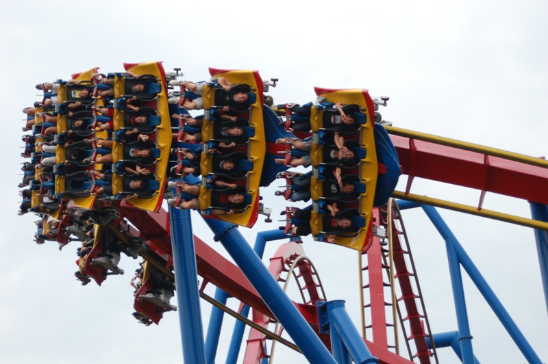 six flags great america superman. Six Flags Great America