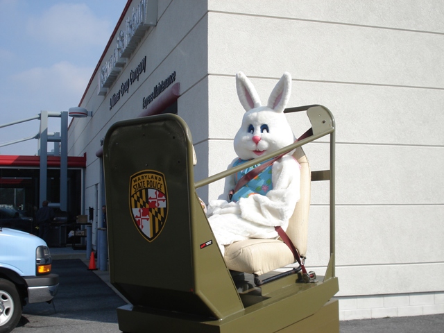 Easter Bunny in the Convincer.JPG