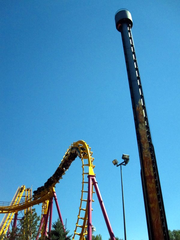 Photo Tr Denver Elitch Gardens And Lakeside Theme Park Review Another Standard Boomerang This One Wasn T Too Bad Either The Intamin Tower Was Ok But Nothing Special