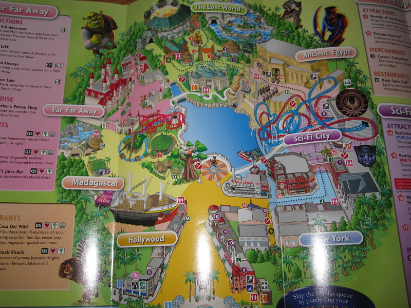 Universal Studios Islands of Adventure - 2011 Park Map