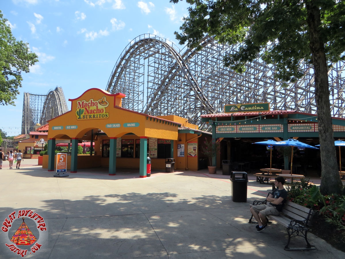 theme park review six flags food six flags food
