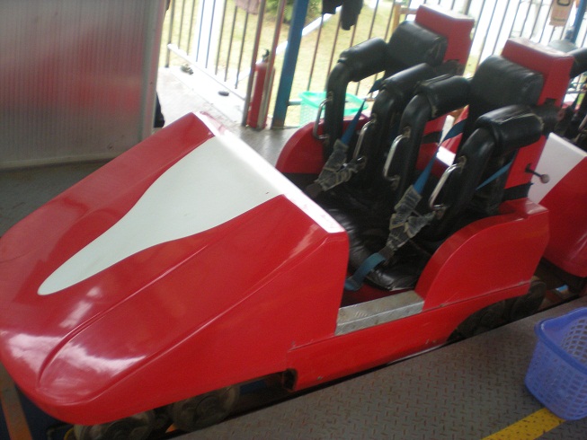 This is the lead car on Roller Coaster at People's Park
