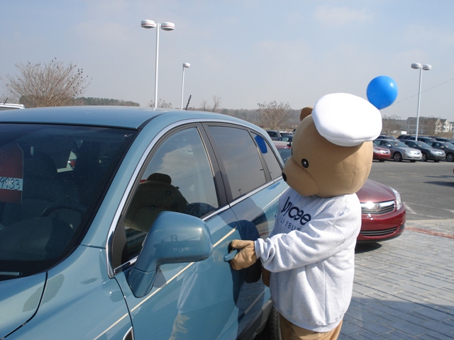Saul Prepares for His Test Drive.JPG