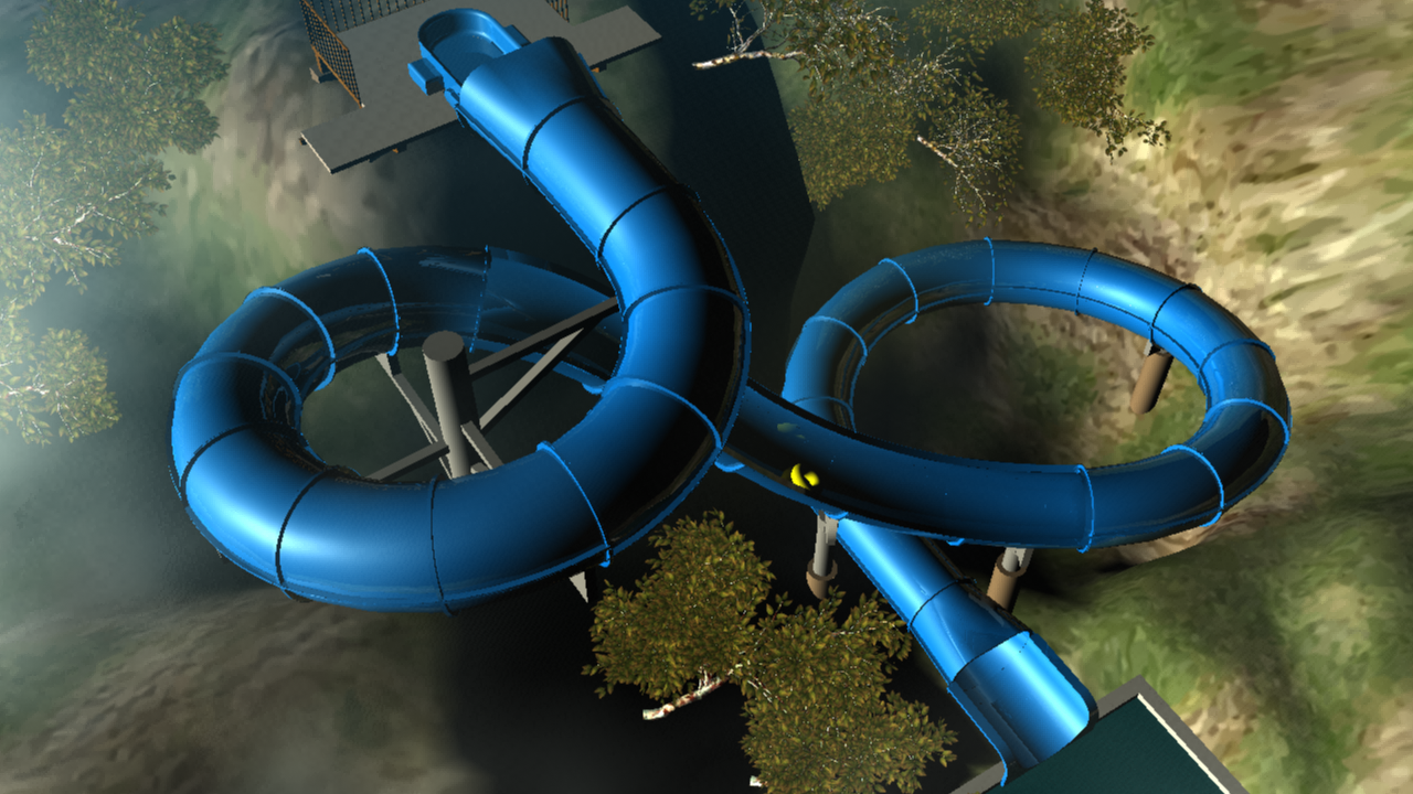 animated water slide