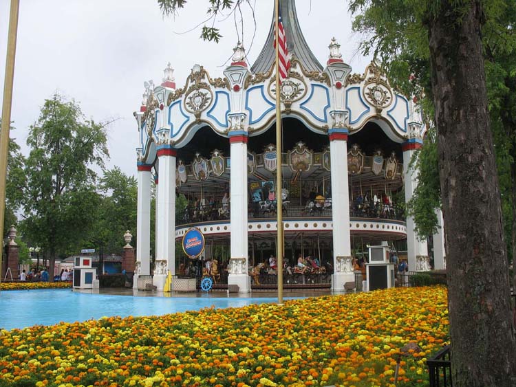 six flags great america park map. six flags great america map