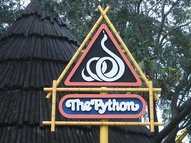 Busch Gardens Tampa Python