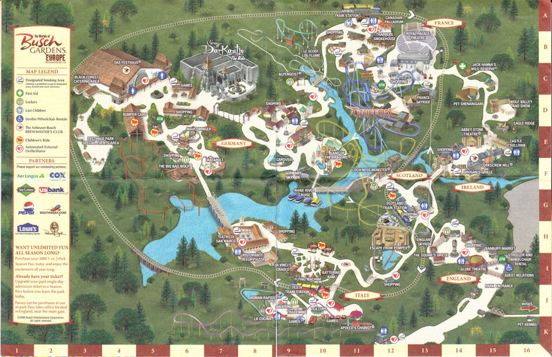 Busch Gardens Va Park Map Pdf