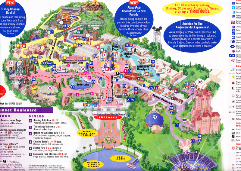 Disney World Park Maps