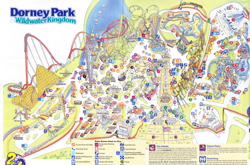 Dorney Park Map Photos Cantik