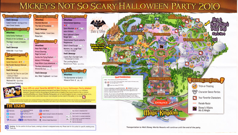 2010 Park Map (MNSSHP) - Page 1. Click HERE to return to Theme Park Review