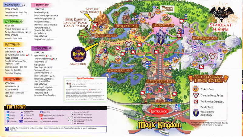 Disney World Parks Map