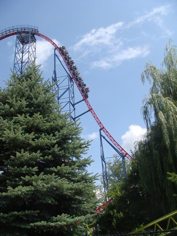 six flags new england superman. at Six Flags New England,