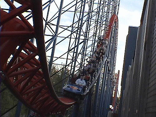 six flags new england superman ride of steel. six flags new england superman