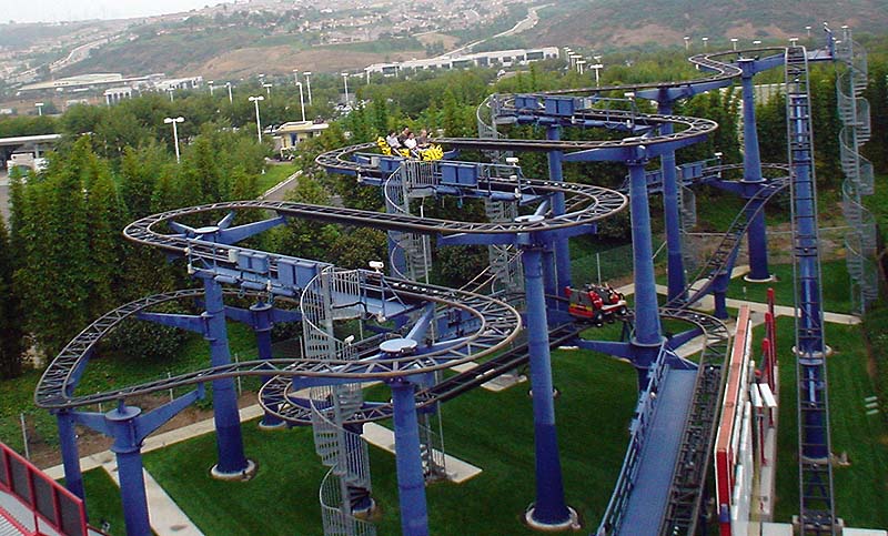 roller coaster in legoland