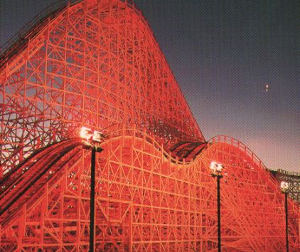 six flags magic mountain colossus. Six Flags Magic Mountain Photo