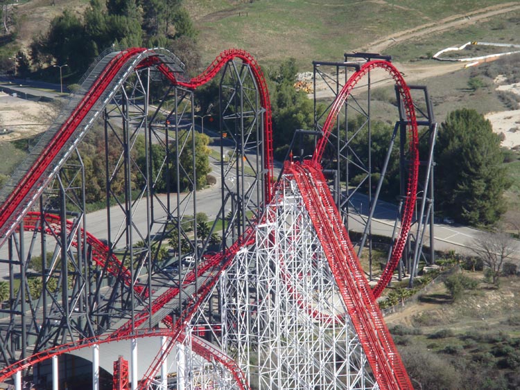 six flags magic mountain x2. The Six Flags Magic Mountain