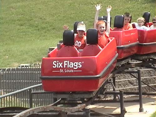 Rockin&#39; Roller Roller Coaster Photos, Six Flags St. Louis