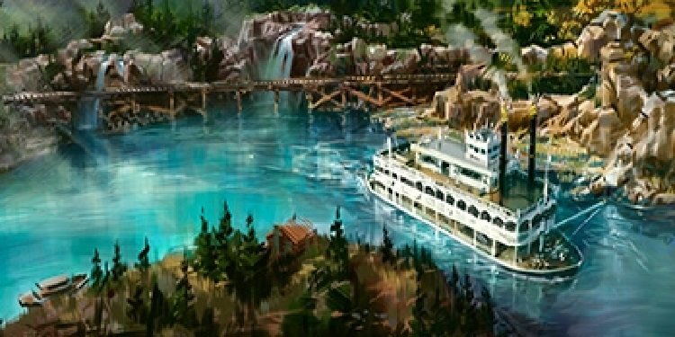 Disneyland's Rivers of America Concept Art!