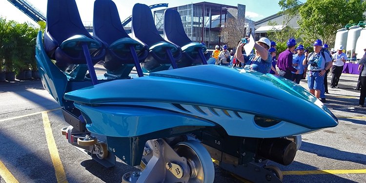SeaWorld Orlando Unveils Mako's Trains!