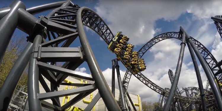 NEW Off-Ride Video of Alton Towers' Smiler!