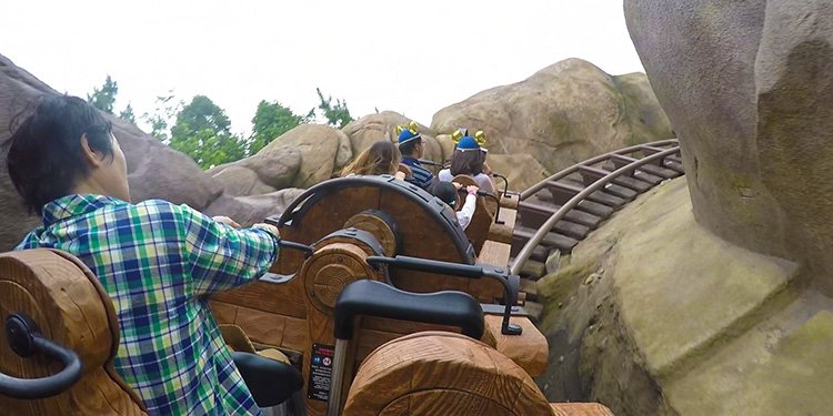 Seven Dwarfs Mine Train POV Video!