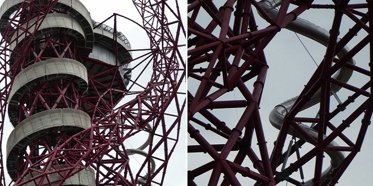 Mittel Orbit Tower Slide, London!