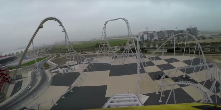 POV Video of Flying Aces at Ferarri World!