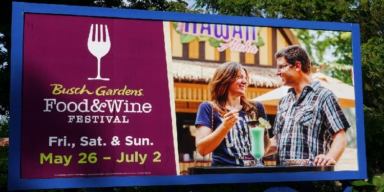 Food & Wine Festival at Busch Gardens!