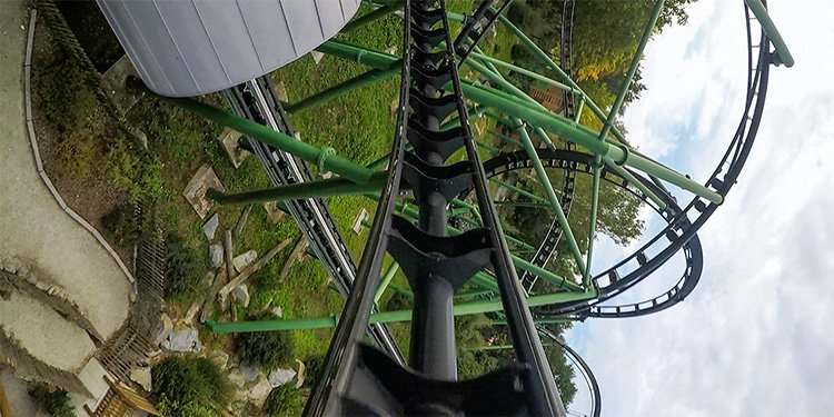 Bayern Park Launched Coaster POV!