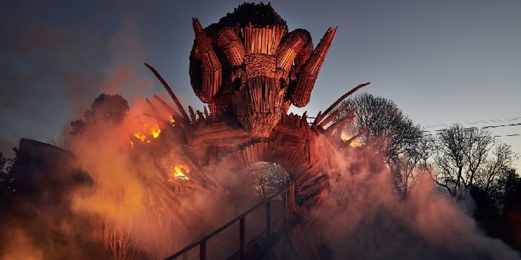 Great Photos of the Wicker Man Coaster!
