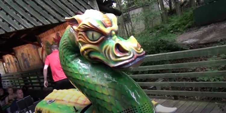 Gas-powered Dragon Coaster at Camelot!