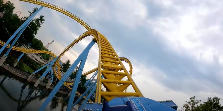 Front Seat Video of Skyrush!