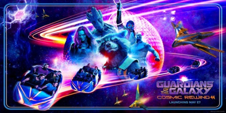 Guardians of the Galaxy: Cosmic Rewind at Epcot!