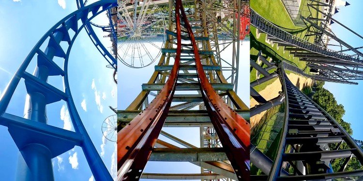 SKYFOX Drone Zone: Mako roller coaster at SeaWorld Orlando