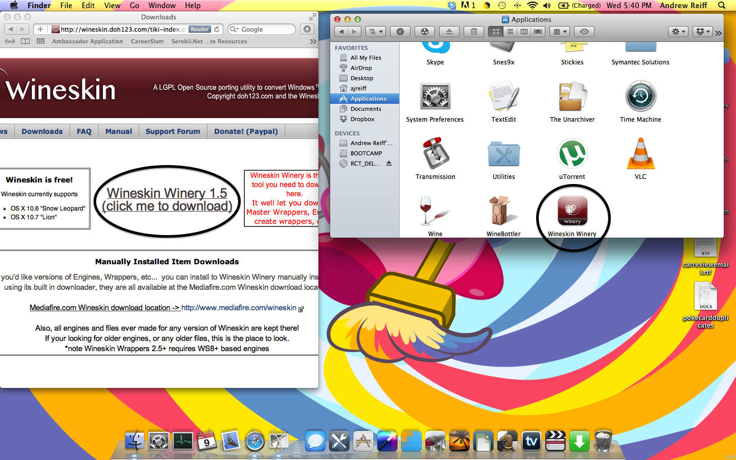 Utiliza programas Windows en Mac OS X