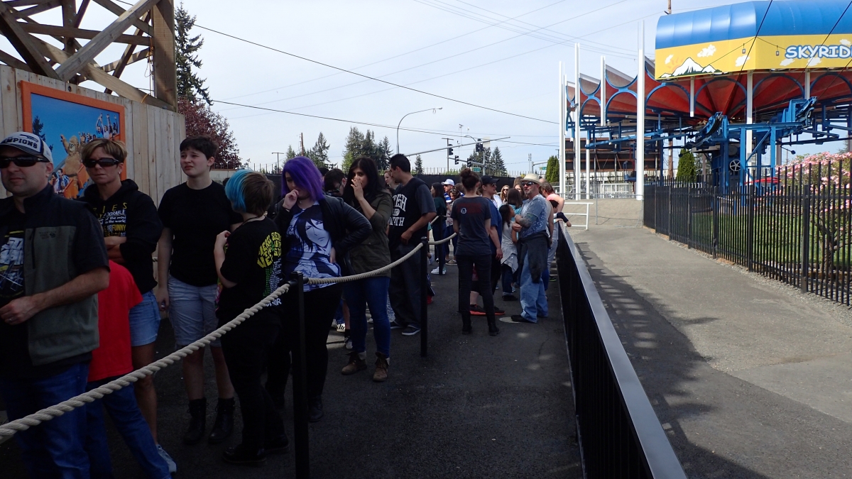 puyallup fair 2015 log flume ride