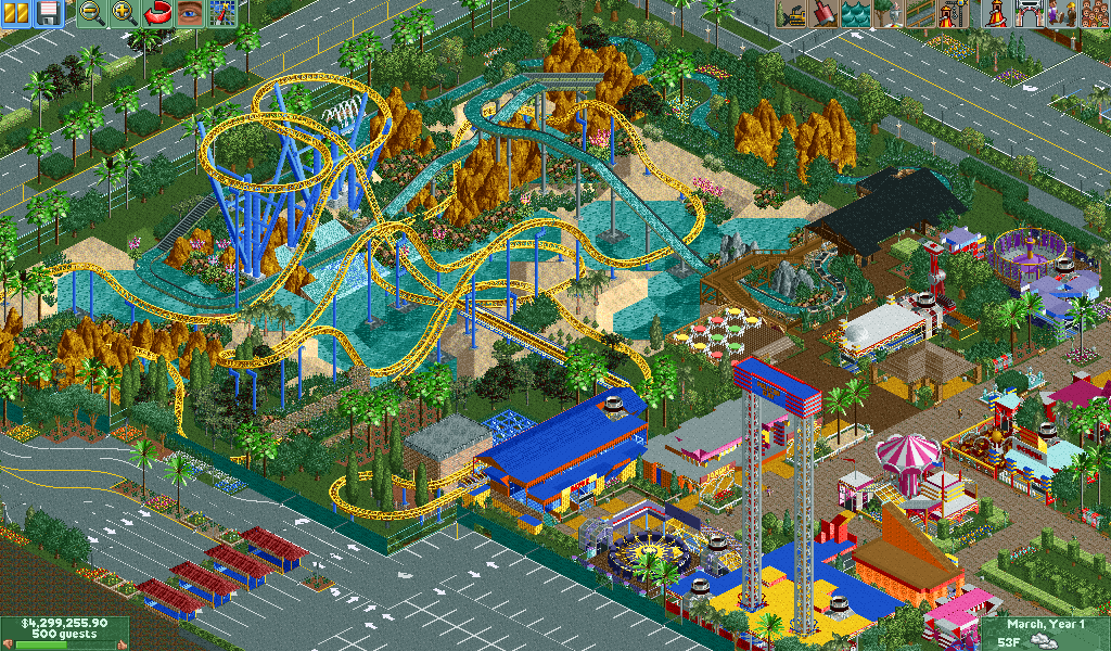 Theme Park Review • Pelican Bay (RCT2)