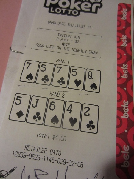 poker lotto nightly draw