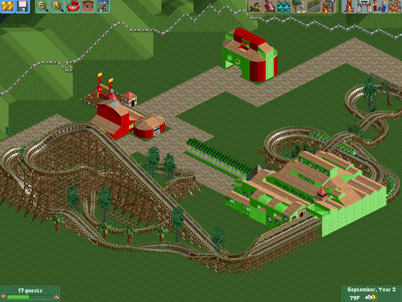 Theme Park Review • Six Flags Virginia(RCT2) NO CS