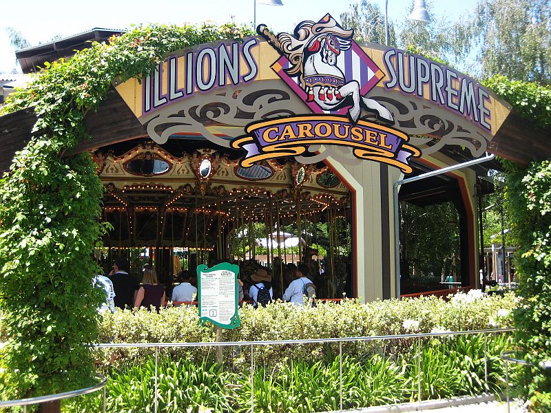 Gilroy Gardens Illlions Supreme Carousel