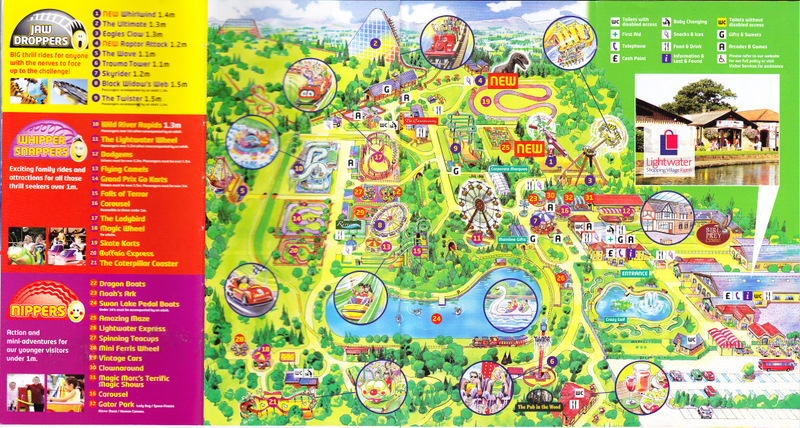 Lightwater Valley - 2010 Park Map