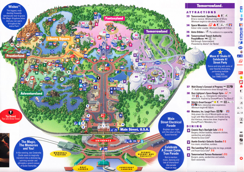 All Walt Disney World Resort Theme Park Maps Disney W - vrogue.co