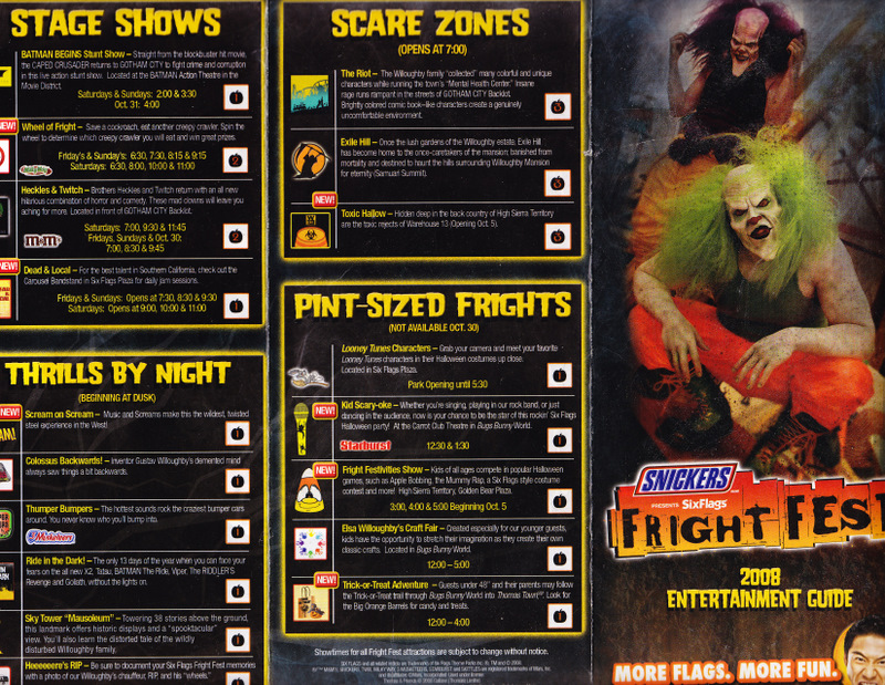 Mimaroba korsan taksi 2008 Fright Fest Map